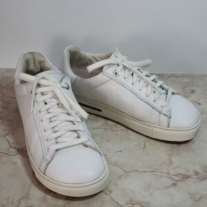 Birkenstock White Unisex Lace Up Sneakers Size 37